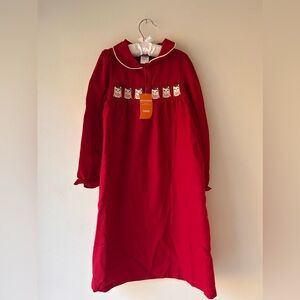 NWT! Gymboree Smocked Owl Christmas Pajamas.
